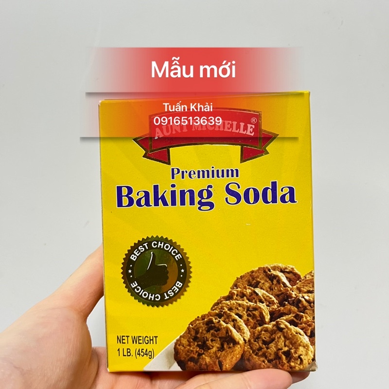 Bột Baking Soda đa công dụng khử mùi, diệt khuẩn, tẩy rửa, làm bánh, chăm sóc da 454g