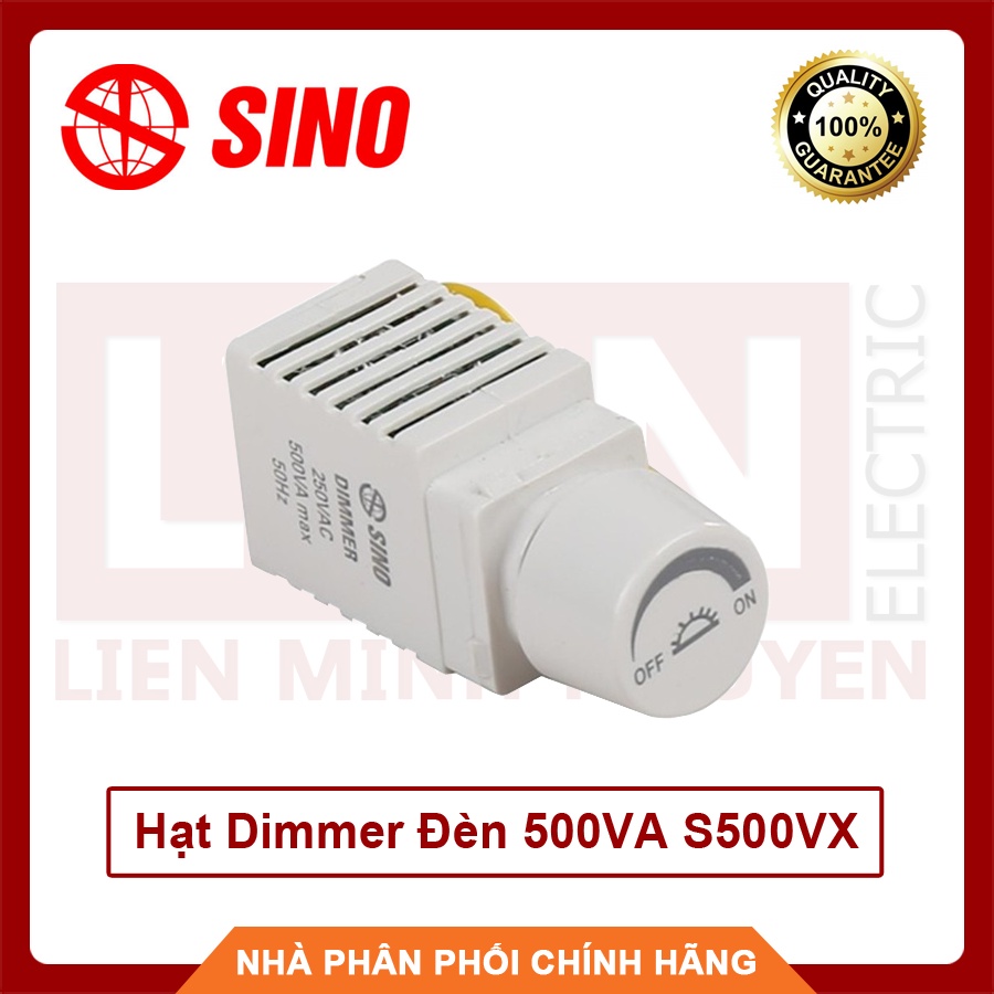SINO Hạt Dimmer Đèn 500VA S500VX - Hàng Việt Nam, Chất Lượng Cao