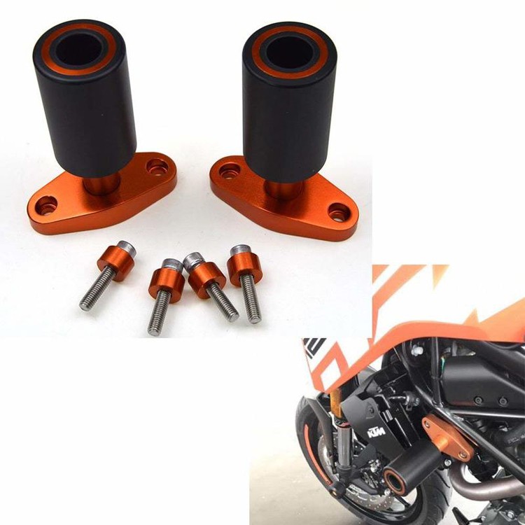 Thanh Trượt Bảo Vệ Khung Xe Máy Bằng Nhôm CNC Chuyên Dụng Cho KTM DUKE 390 2013-2018 250 2017-2018 125/200