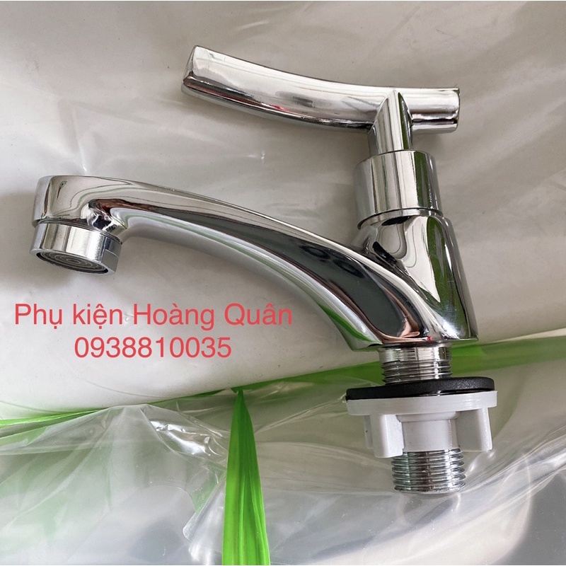 Vòi chậu rửa lavabo thau mạ crome - Vòi lavabo tay HĐ