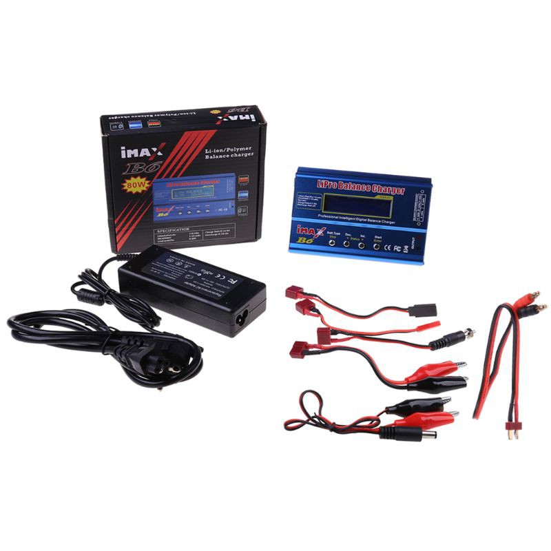 Bộ Sạc Pin Lipo Nimh Li-Ion Ni-Cd Rc Imax B6 80w Rc2240 Rc-2040 Rc-2140 11uv300