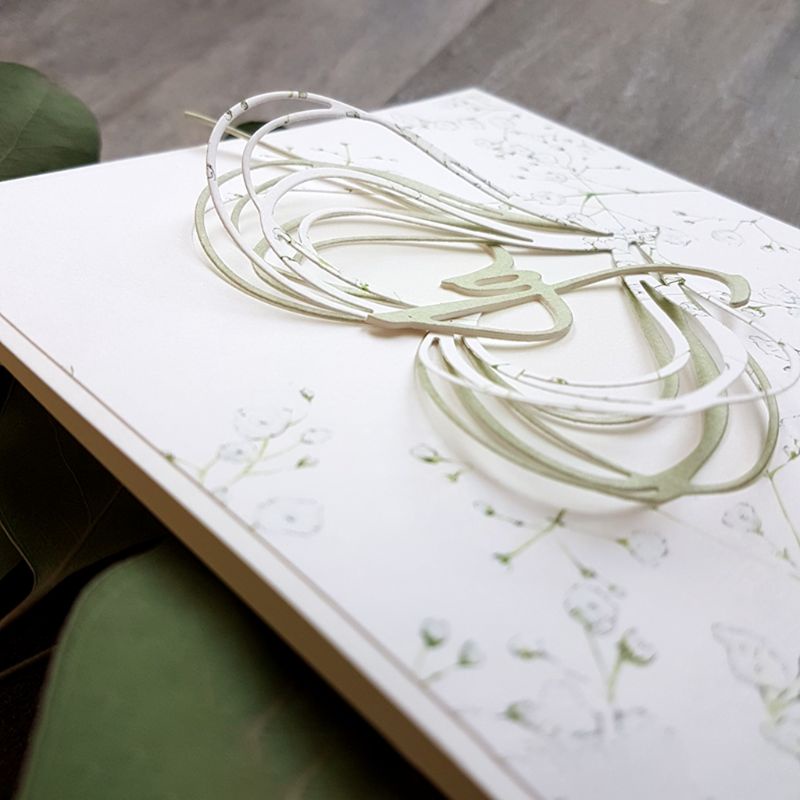 Khuôn Cắt Giấy Kim Loại Hình Trái Tim