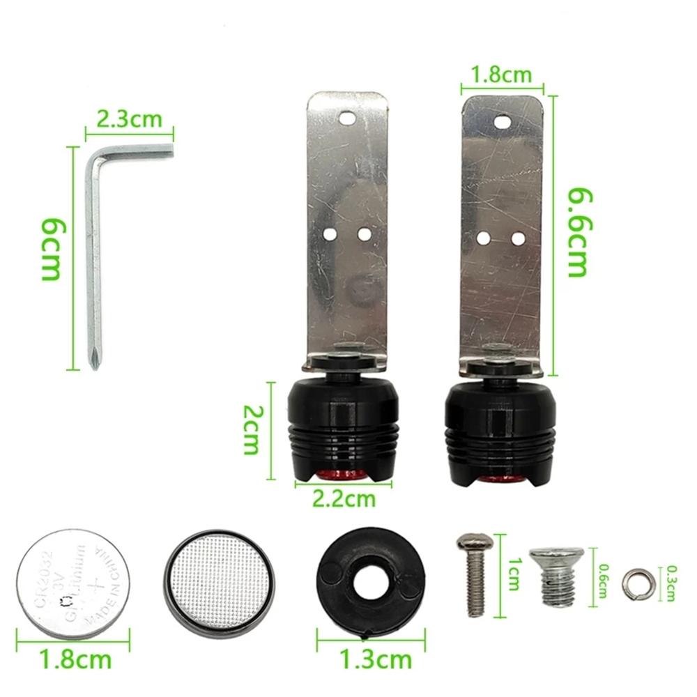 1 Cặp Đèn Cảnh Báo Gắn Đuôi Xe Đạp Điện Xiaomi Mijia M365