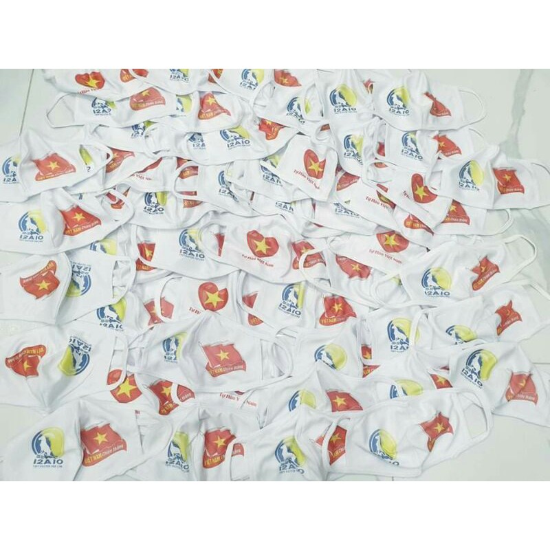 Khẩu Trang Vải Màu Đen Trắng- In LOGO Trên Khẩu Trang Theo Yêu Cầu | BigBuy360 - bigbuy360.vn