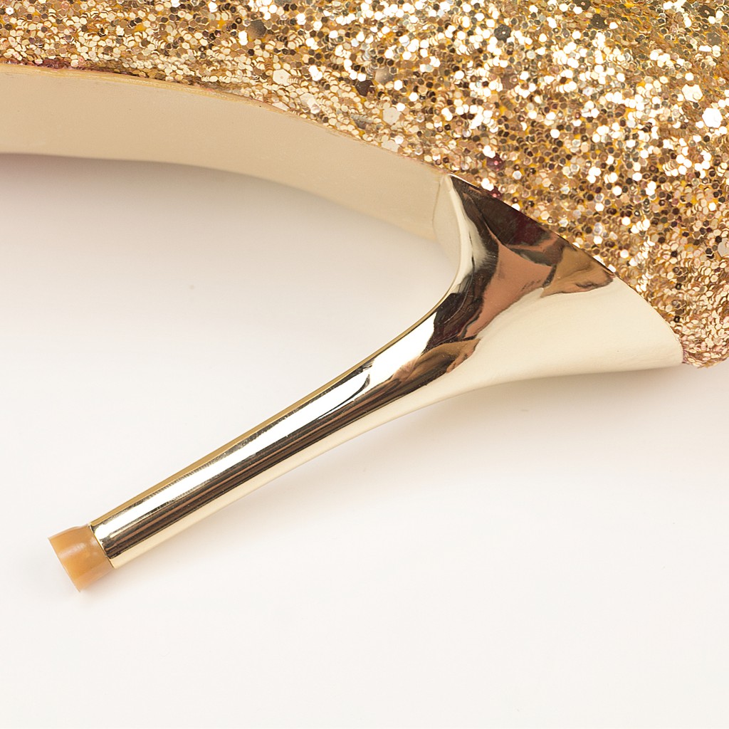 Giày Cao Gót Đính Kim Tuyến Lấp Lánh Thời Trang Dự Tiệc