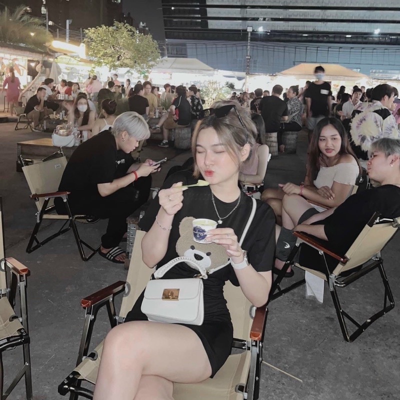 Váy body gấu đen siêu hot tôn dáng