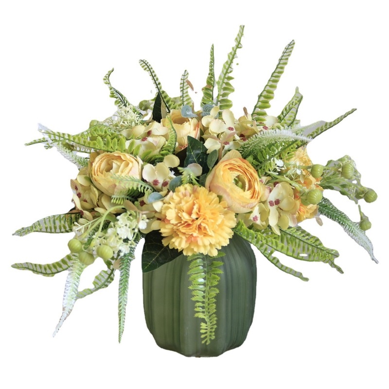 Bó Hoa Cẩm Chướng Giả Bằng Lụa Dùng Trang Trí Tiệc Cưới