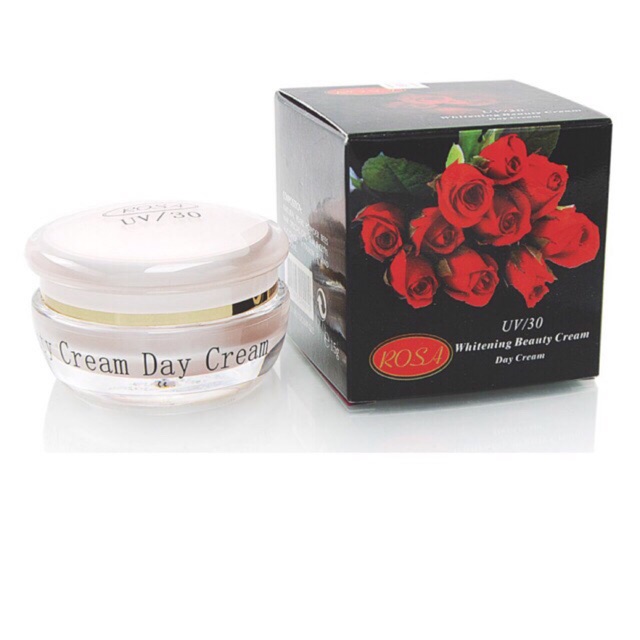 Kem Rosa Hoa Hồng Đen Dưỡng Trắng Da Ban Ngày UV/30 Whitening Beauty Day Cream - 15gr