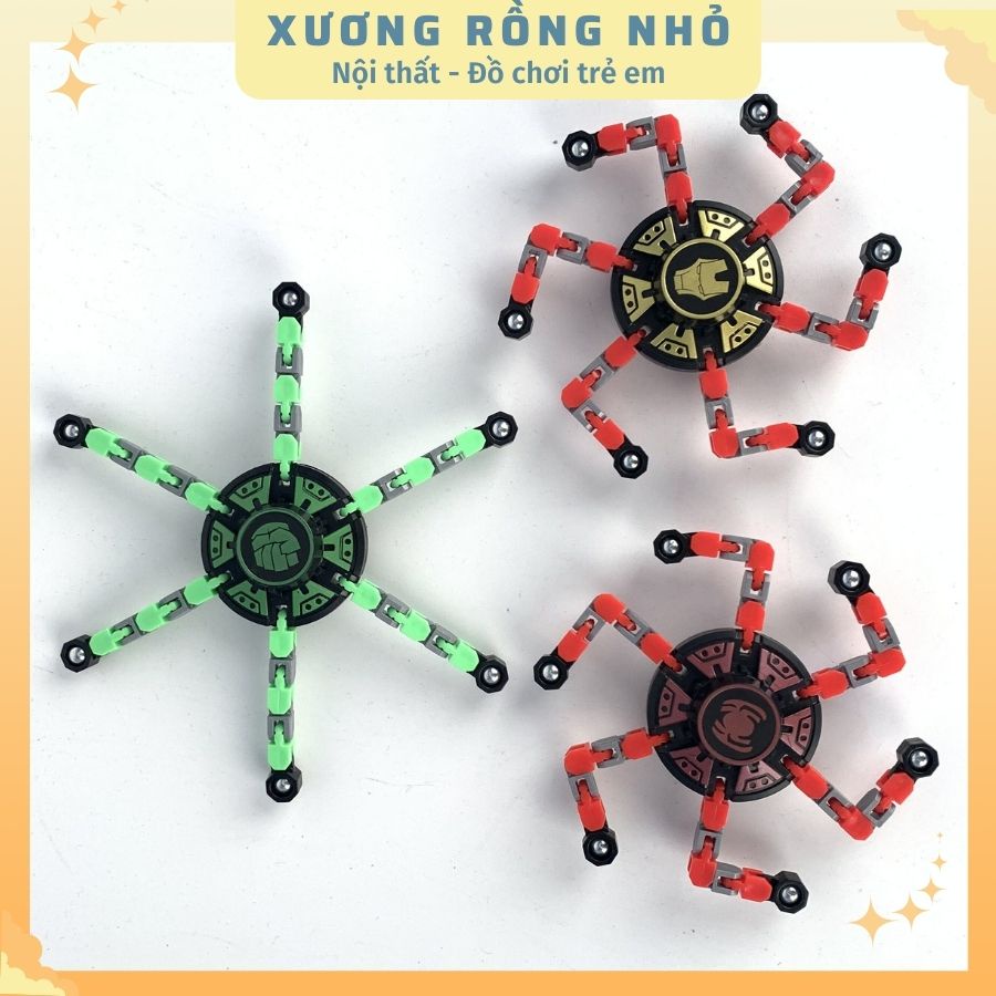 Con quay Spinner 6 chân biến hình, robot thông minh thỏa sức sáng tạo cho bé - Xương Rồng Nhỏ