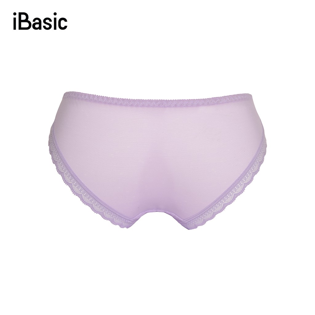 [HĐ 999k tặng 1 túi cói] Quần lót nữ bikini ren lưới iBasic V108