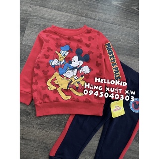 Bộ nỉ nhiều hình Mickey donal