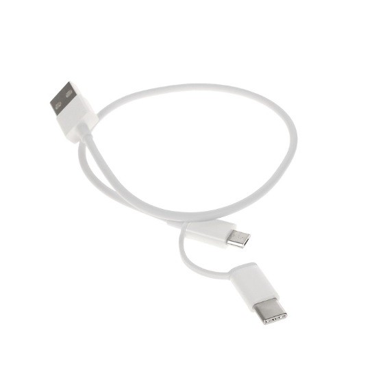 CÁP SẠC NHANH XIAOMI MI 2-IN-1 USB CABLE MICRO USB TO TYPE C