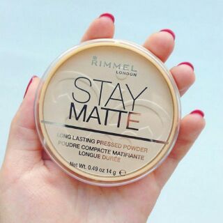 Phấn phủ siêu mịn kiềm dầu rimmel london stay matte