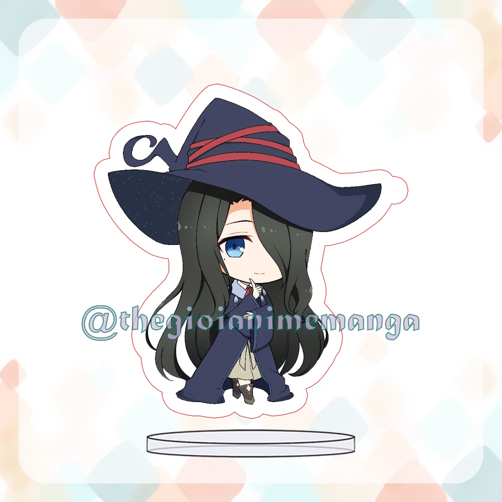 ( MINI ) Mô hình HÀNH TRÌNH CỦA ELAINA Standee Majo no Tabitabi anime chibi mica trưng bày