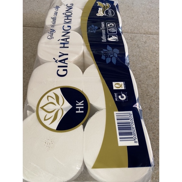 Bịch giấy vệ sinh hàng không 3 lớp không lõi - giấy mịn đẹp 10 quận