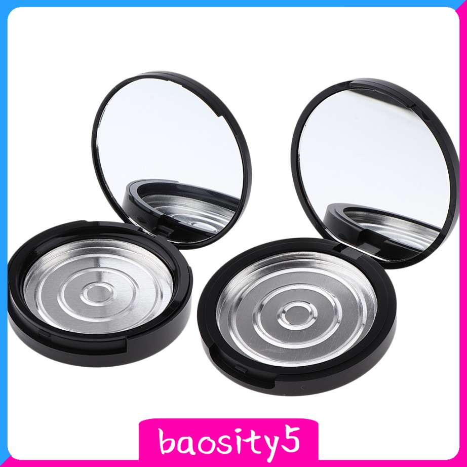 (Hàng Mới Về) Set 2 Hộp Rỗng Đựng Phấn Phủ / Phấn Má Hồng Tiện Dụng | BigBuy360 - bigbuy360.vn