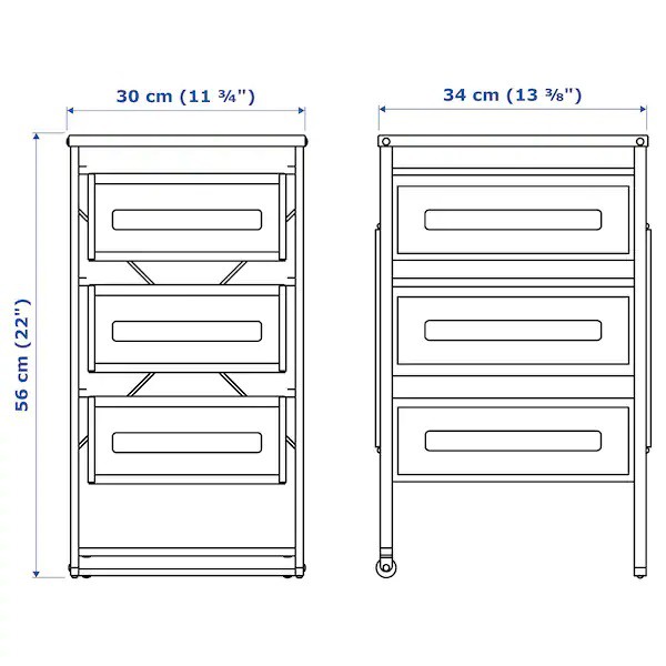 [SẴN HÀNG] Kệ tài liệu đa năng IKEA Lennart