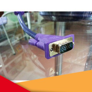 Dây VGA 3M- 5M Tím 3+9 chống nhiễu xịn