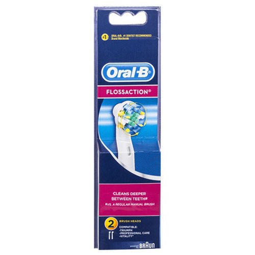 Bộ 2 đầu bàn chải điện Oral-B Floss Action Clean