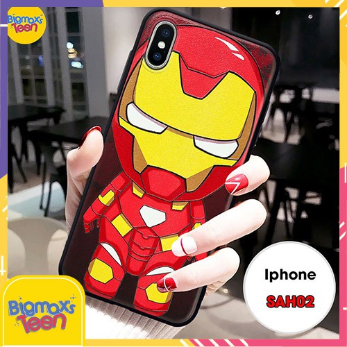 [RẺ NHẤT VN] ỐP LƯNG IPHONE Captain/Ironman/Spiderman/batman 7/7Plus/6 6S/6 6S PLUS/8/8PLUS/X/XS MAX/11 -ỐP IPHONE #7