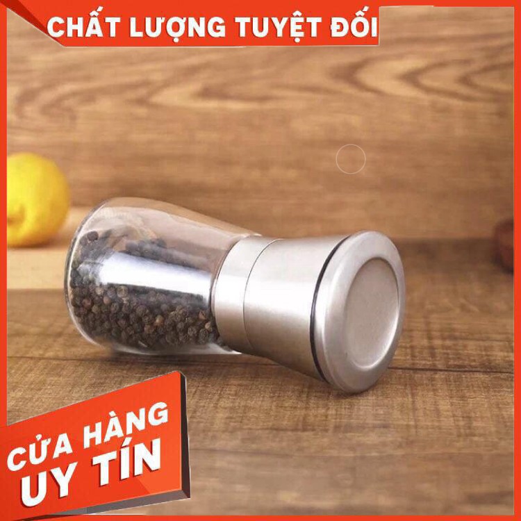 bán  sỉ lẻ HŨ XAY TIÊU INOX THỦY TINH ELMICH CAO CẤP bán hàng chuẩn uy tín