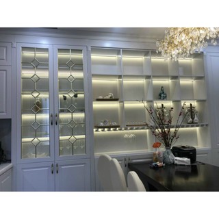 (cuộn 5m 12V) Led dán Ruby 2835 180 led cho tủ bếp (chưa có nguồn)