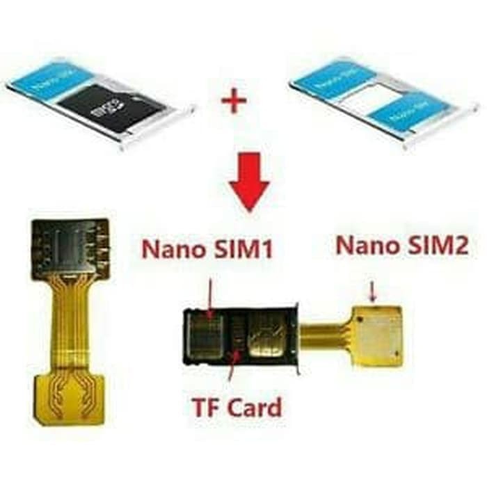 Cáp Chuyển Đổi Nano Sim Micro Sd Cho Xiaomi Samsung