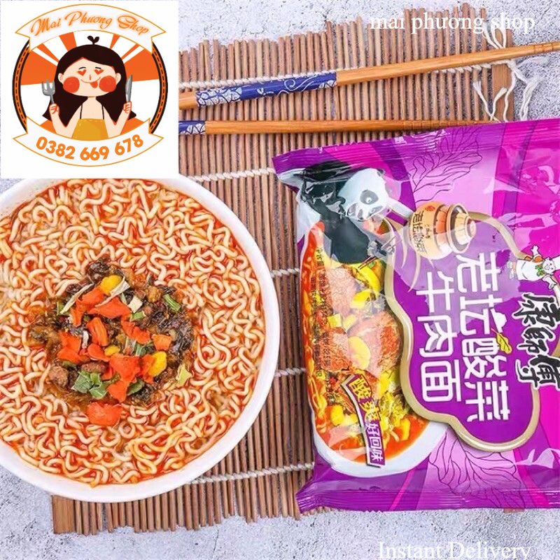 Mì Tôm Bò Dưa Chua Khang Sư Phụ