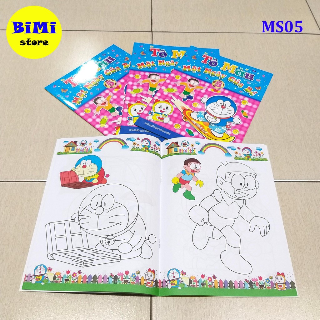 Tập tô màu set 2 - Bimi store