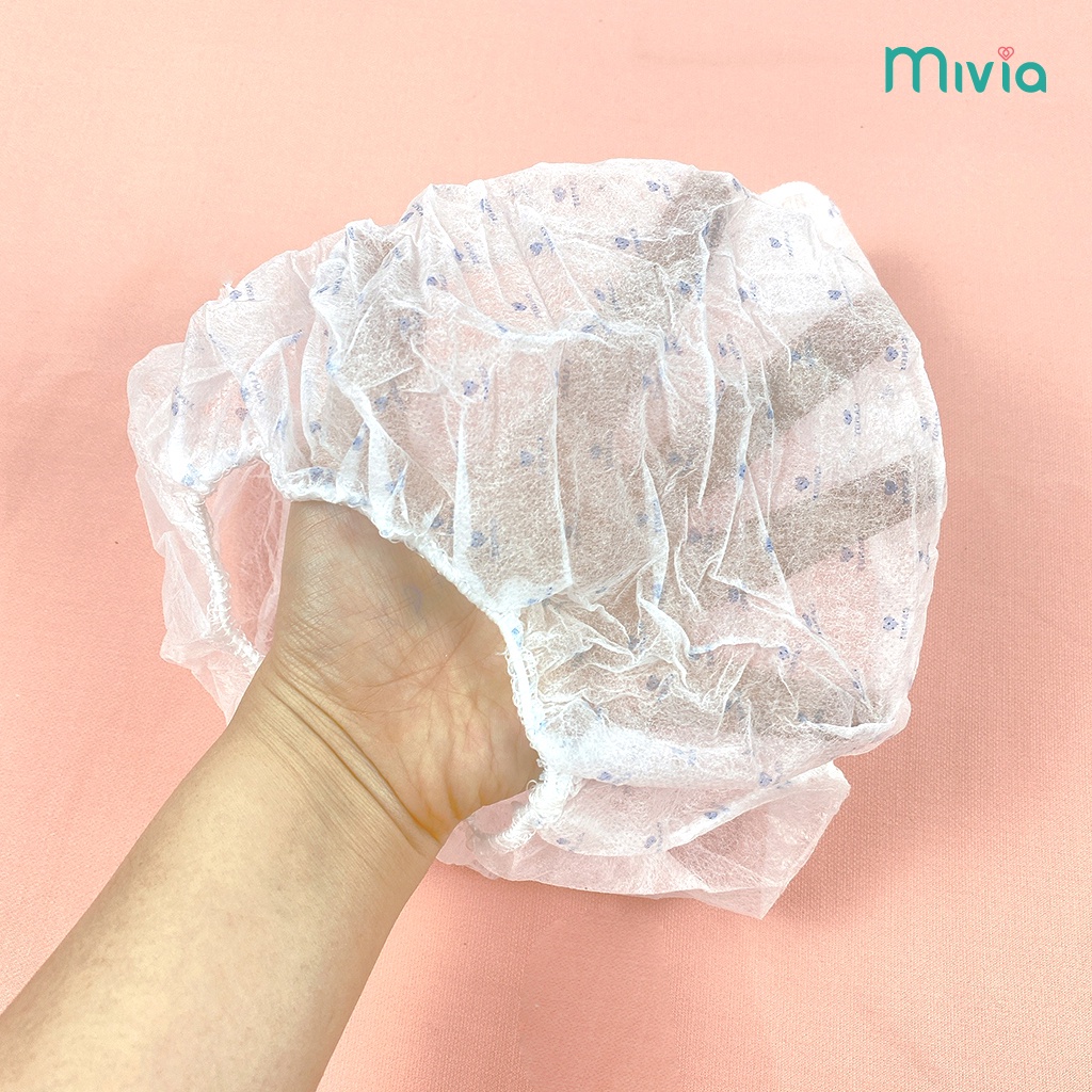 Quần lót giấy, quần lót mặc 1 lần set 5 cho mẹ freesize