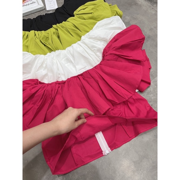Áo croptop trễ vai 4 màu chất đẹp