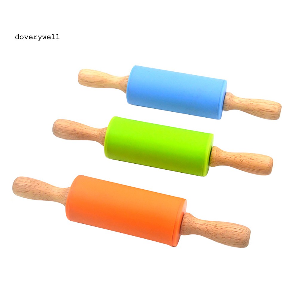 Cây Lăn Bột Làm Bánh Không Dính Bằng Silicone