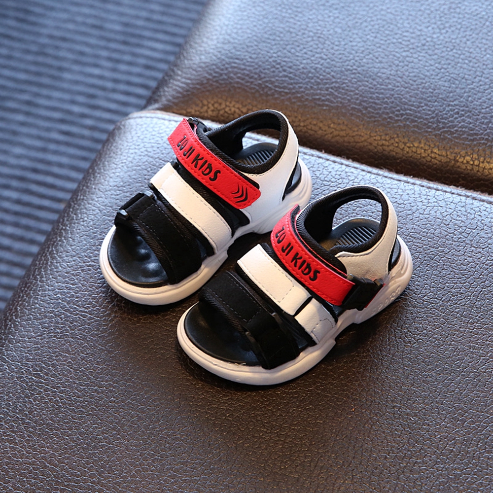 1-6 Years Toddler Summer Shoes Kids Boys Sandals Leather Velcro Infant Baby Shoes Size 21-30