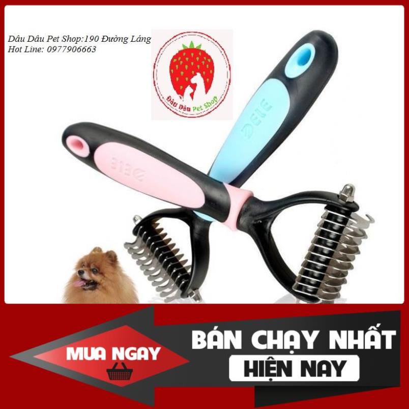 [ Bán sỉ ] LƯỢC CHẢI LÔNG CHÓ GỠ RỐI LÔNG CAO CẤP CHO CHÓ MÈO