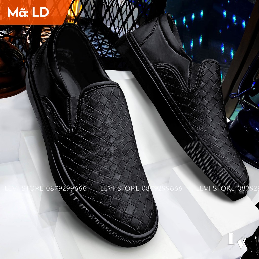 Giày Nam Trắng Thời Trang Cao Cấp - Giày Thể Thao Nam Sneaker Fashion In Black or White