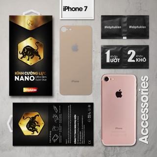 Cường lực iPhone 7 hiệu Webphukien mặt sau