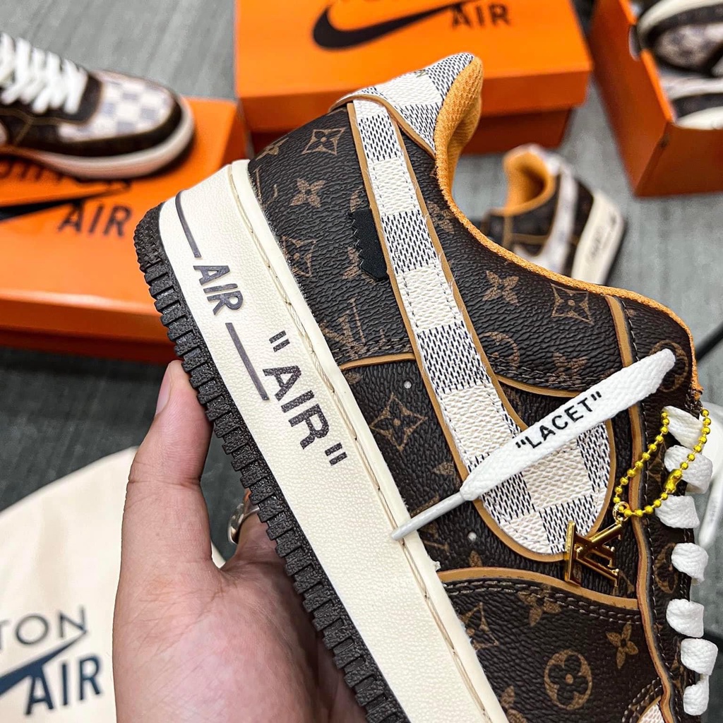 Giày Air Force 1, Af1 Lv Bản trung chuẩn cao cấp Full Phụ Kiện.