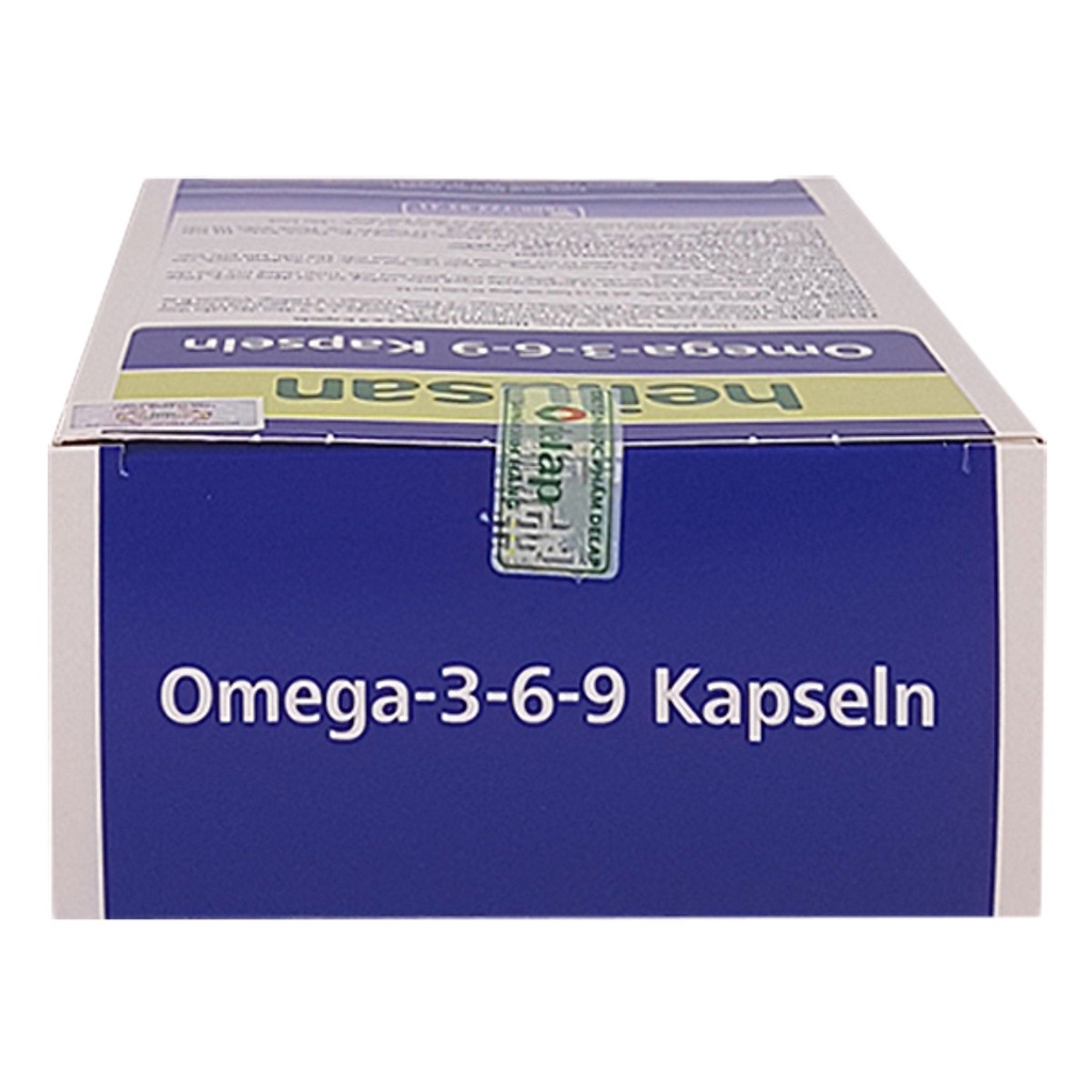 OMEGA 369 HEILUSAN KAPSELN Hộp 60 viên. Tăng cường thị lực, tốt cho tim mạch và não bộ.