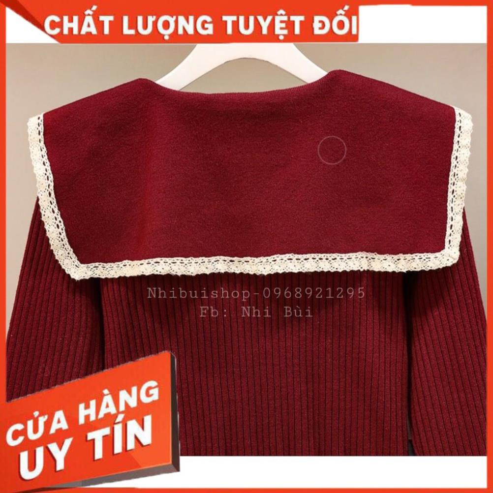 🌈FREESHIP🌈 Váy Len Xoè Buộc Nơ Ren HOT Giá SỈ