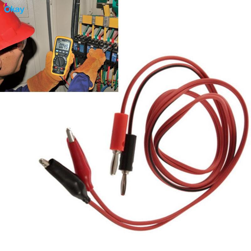 Dây nối đầu kẹp cá sấu thử dây điện