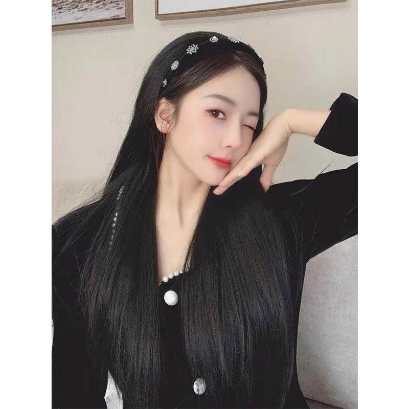 tóc giả thẳng dính cài cao cấp ❤️ freeship 50k