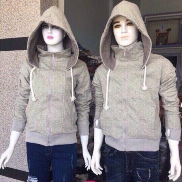 Áo khoác nam nữ nón rộng