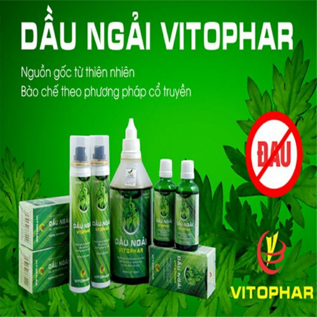 Tinh dầu ngải cứu vitophar hỗ trợ nhiều chứng bệnh liên quan đến xương khớp- chai 500ml