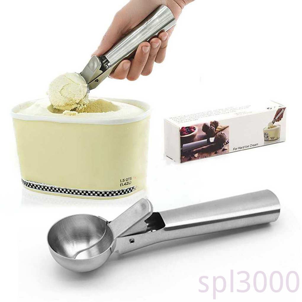 Muỗng Múc Kem Viên Bằng Thép Không Gỉ