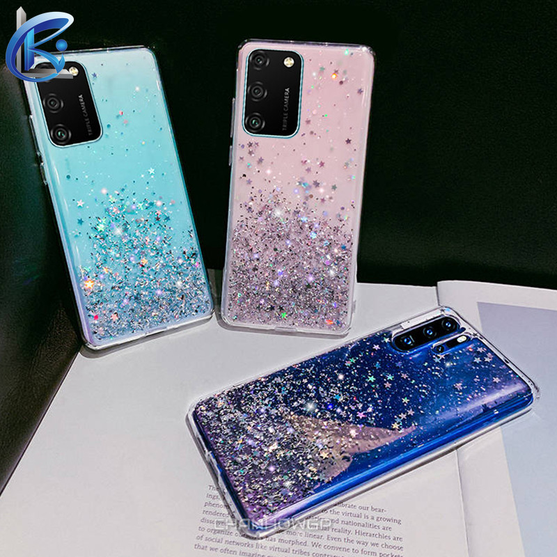 Ốp Lưng Họa Tiết Ngôi Sao Lấp Lánh Cho Samsung Galaxy Note 20 10 Plus Note 8 9 Note 20 Ultra A7 2018 A750 A8 Plus