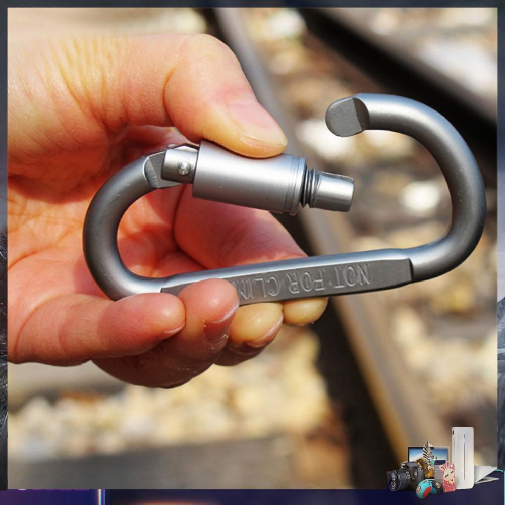 Set 6 Móc Khóa Chữ D Đa Năng Bằng Hợp Kim Nhôm