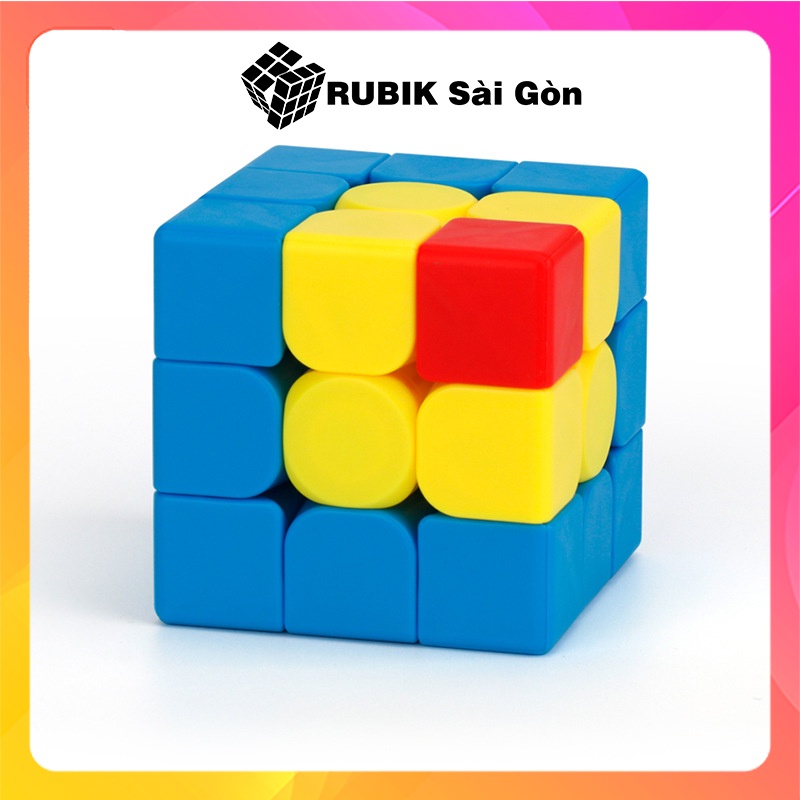 Rubik Biến Thể Unicorn Fantastic Gear Sandwich 3x3 Cao Cấp Rubic Bump Man Sáng Tạo Dùng Để Dạy Học Cho Người Mới Chơi