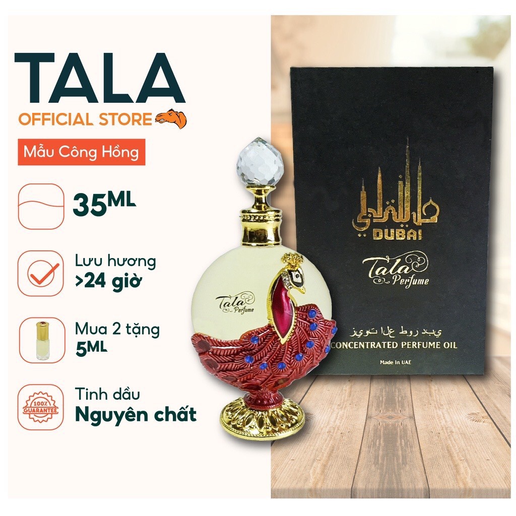 Tinh Dầu Nước Hoa Dubai Phượng Hoàng Hồng 35ml lưu hương 24h quyến rũ