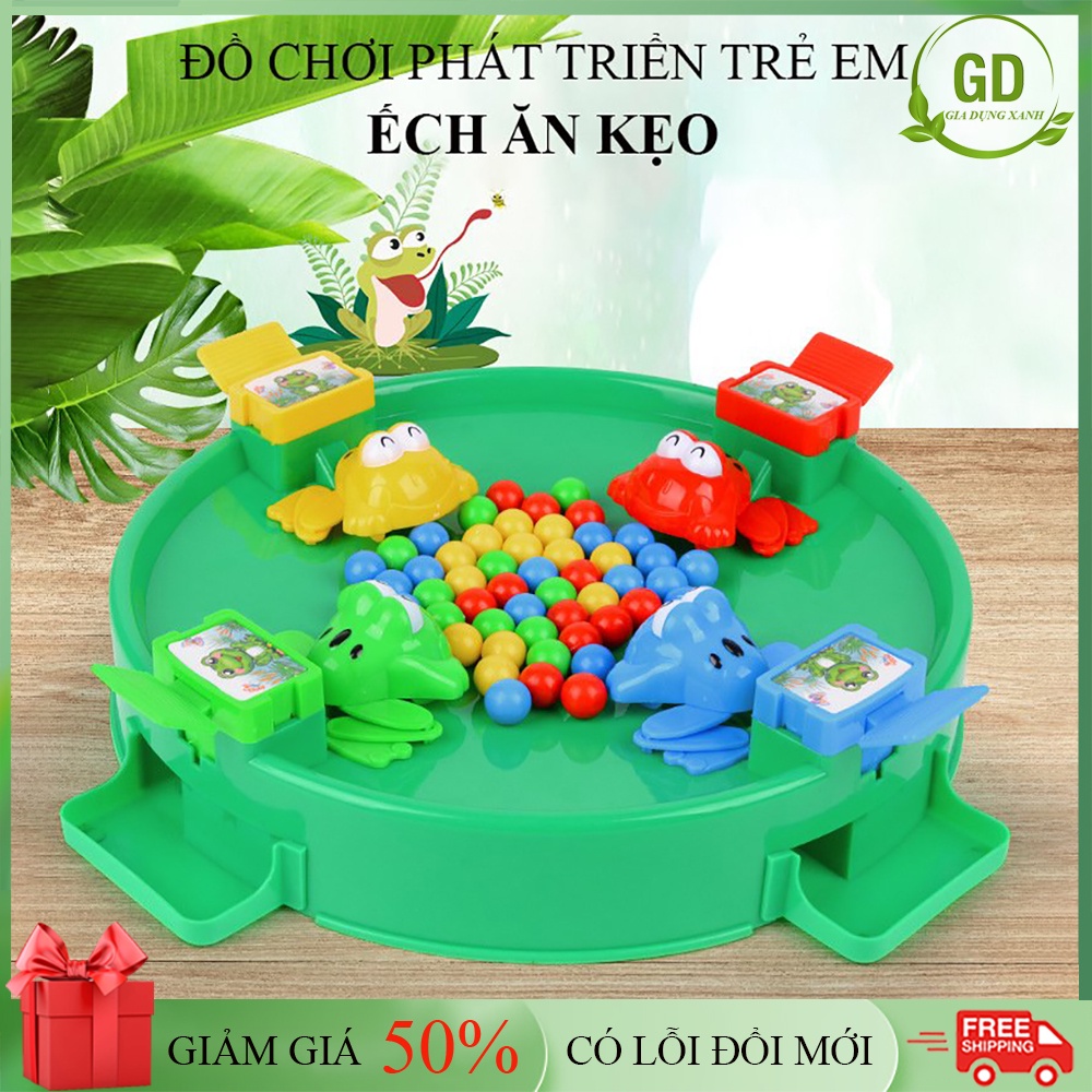 Đồ chơi ếch ăn kẹo, đồ chơi trẻ em phát triển vận động cho bé dành cho từ 2 - 4 người chơi. Bảo hành lỗi đổi mới 7 ngày.