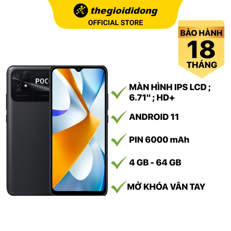 Điện thoại Xiaomi POCO C40  - Hàng chính hãng
